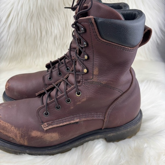 Red Wing Brown Leather Lace-Up Boots. size 11.5 M - Picture 6 of 14